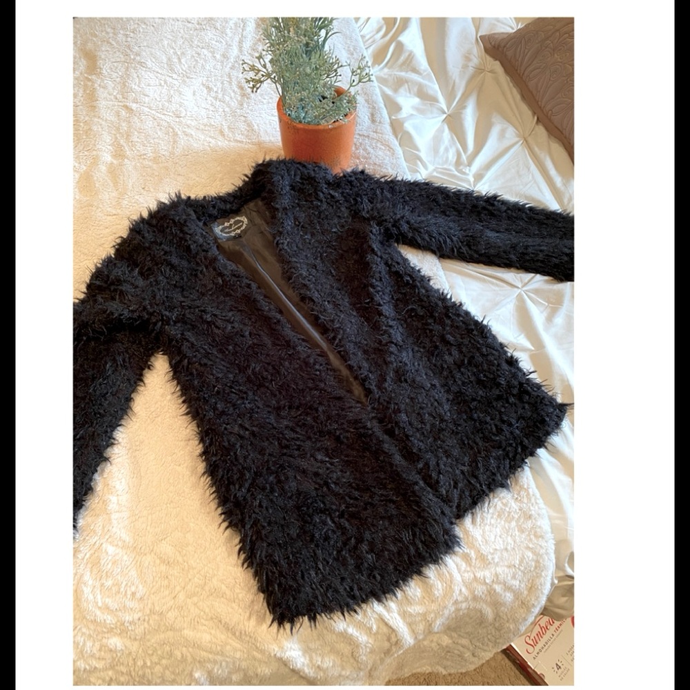 Faux Fur Mid Length Jacket